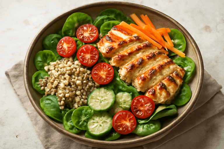 Ensalada Clásica de Pollo y Quinoa