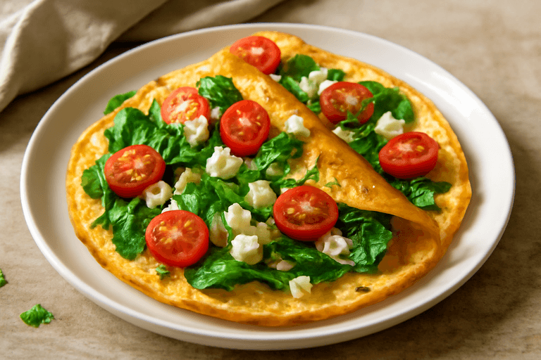 Proteinrik Grekisk Omelett för Motivation