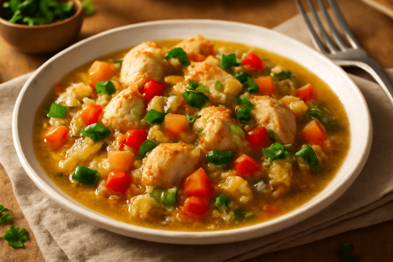 Lätt Kycklinggryta med Grönsaker & Quinoa