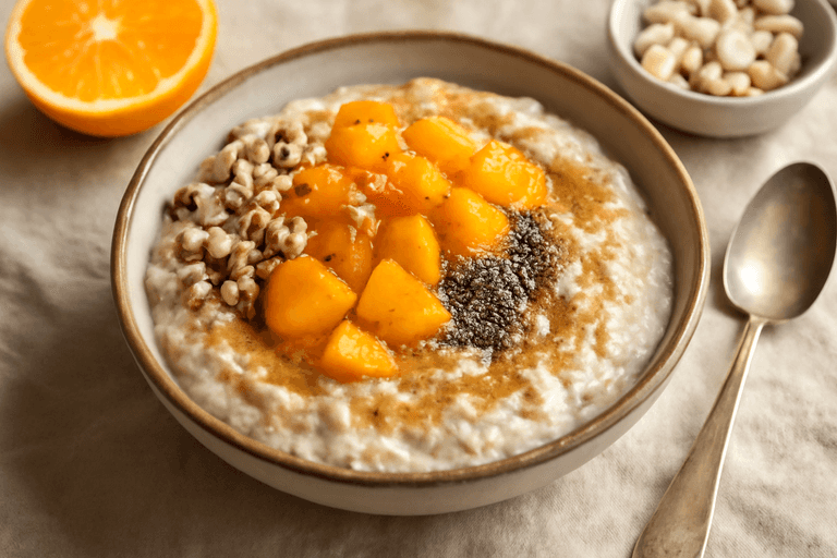 Κλασικό Πορτοκάλι-Βρώμη Πρωινό Bowl