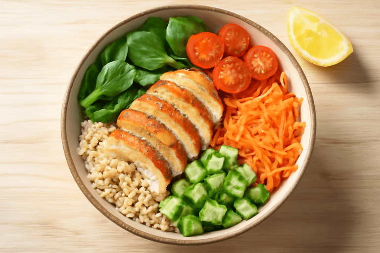 Light & Energizing Chicken Veggie Bowl