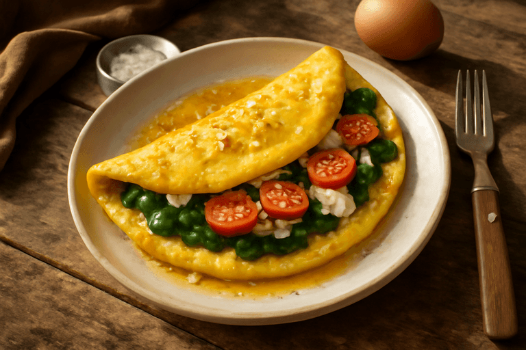 Enerji və Çəki Artırıcı Səhər Omleti