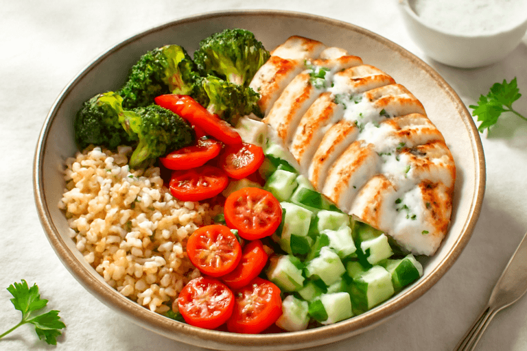 Lean Chicken & Veggie Power Bowl