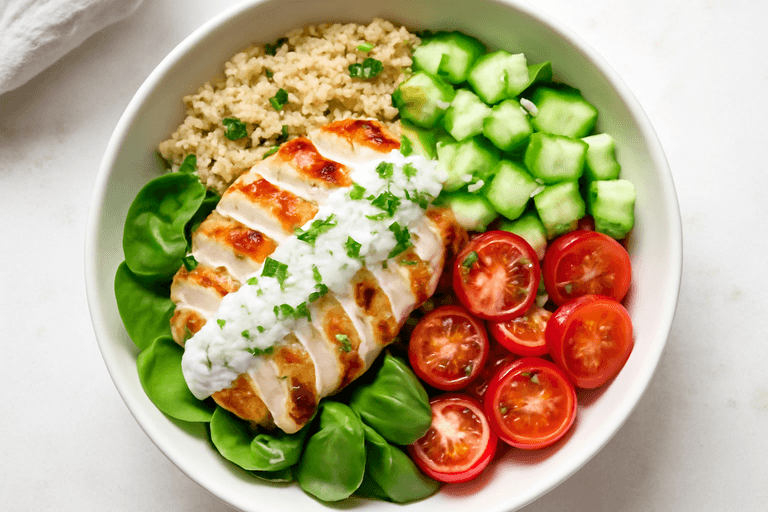 Grilled Chicken & Quinoa Power Bowl