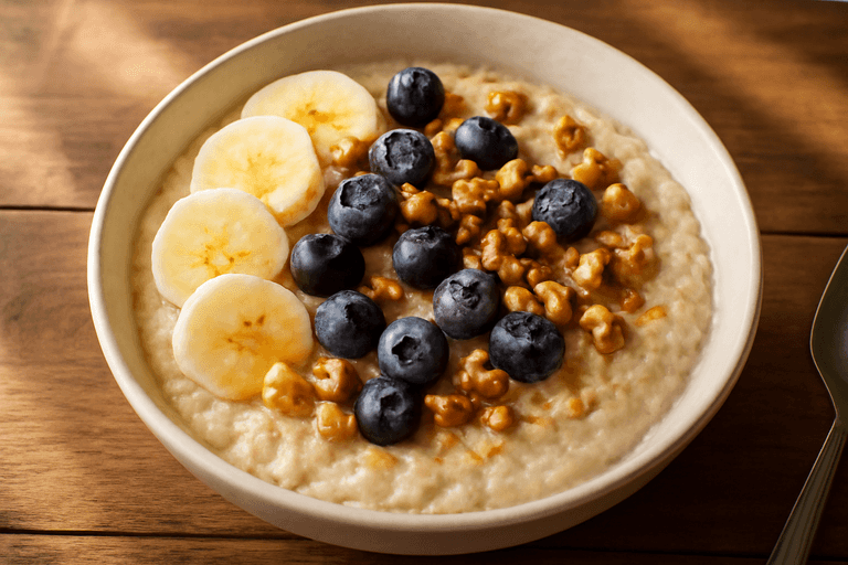 Energie-Boostende Havermout met Bessen en Walnoten