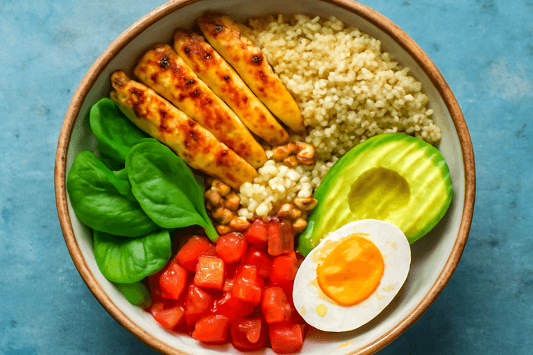 Bowl de Pollo y Quinoa Energizante