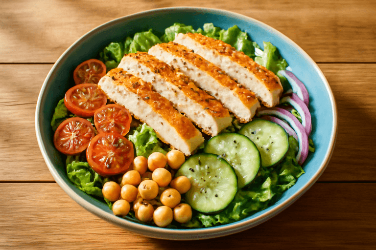 Ensalada de Pollo Clásica y Ligera