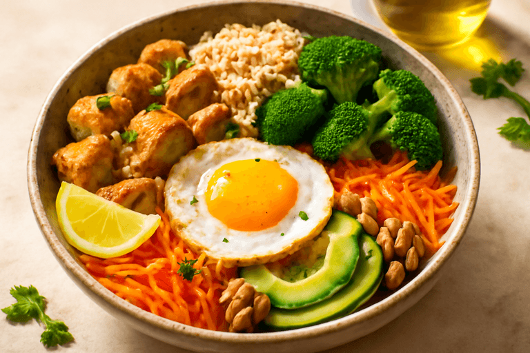 Power Bowl Clásico de Pollo y Arroz