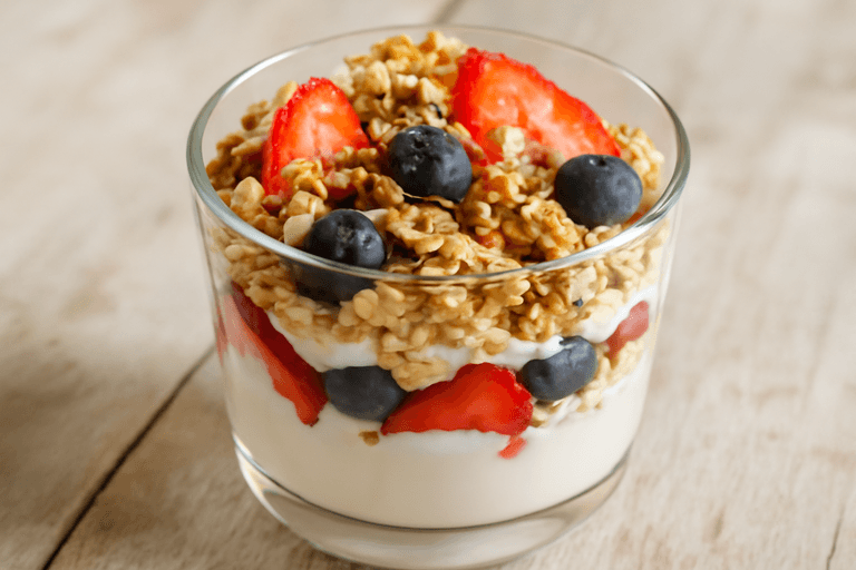Energizing Greek Yogurt & Berry Protein Parfait