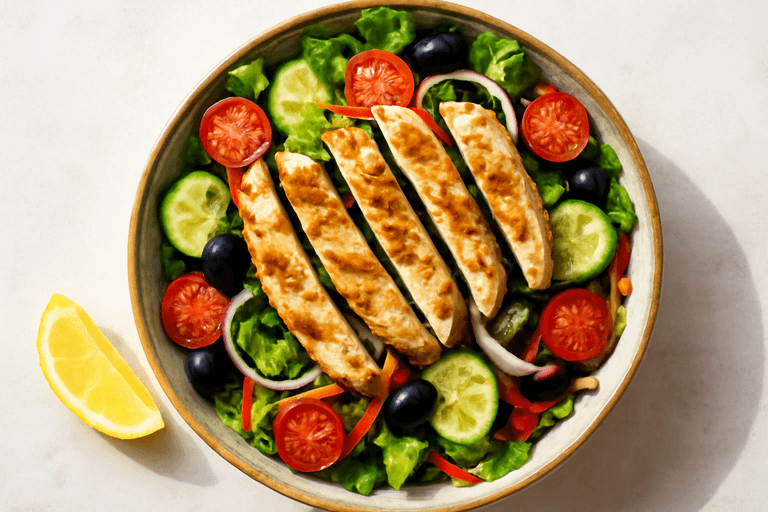 Insalata di Pollo alla Mediterranea Light