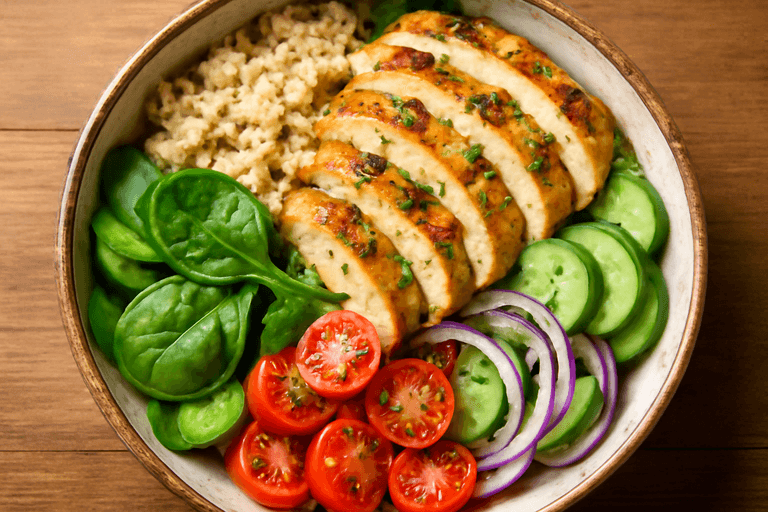 Grilled Chicken & Quinoa Power Bowl