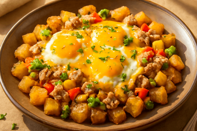 Protein-Packed Classic Breakfast Scramble