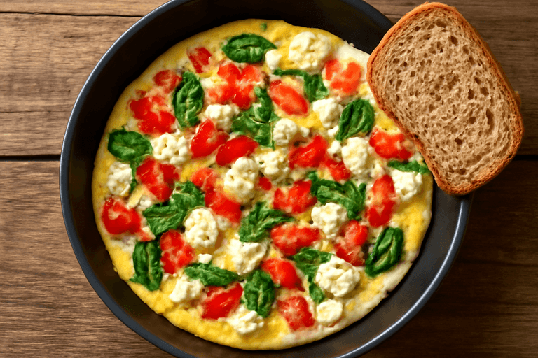 Κλασικό Ομελέτα Πρωτεΐνης με Λαχανικά και Φέτα