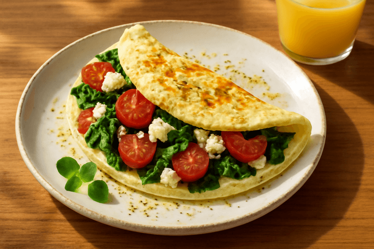 Ομελέτα Μεσογειακή Υψηλής Πρωτεΐνης