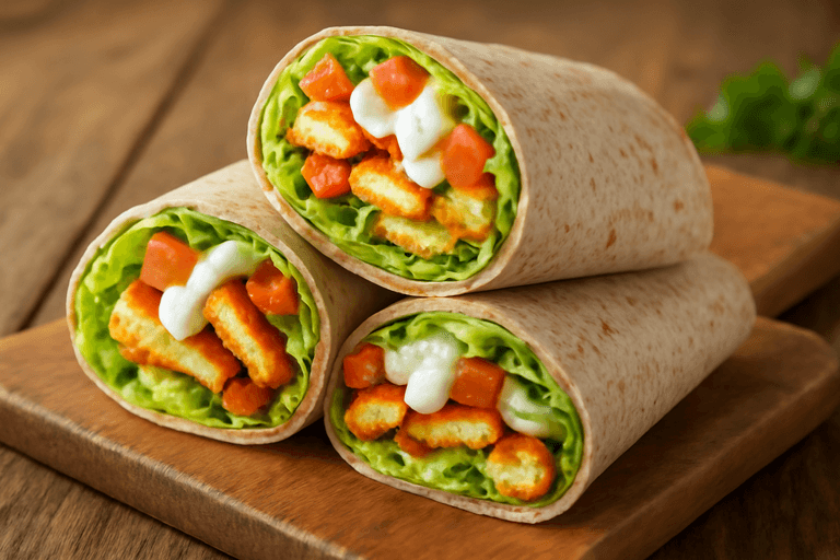 Klassieke Kippenwraps met Groenten