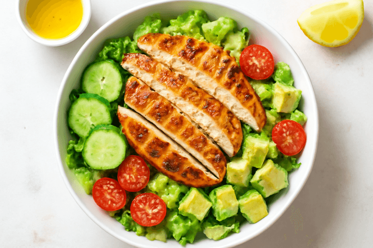 Ensalada Clásica de Pollo y Aguacate