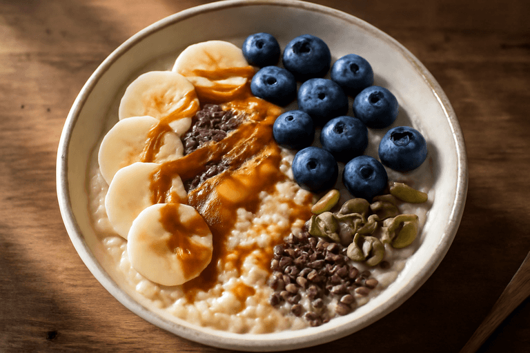 Veganer Protein-Power-Bowl zum Frühstück