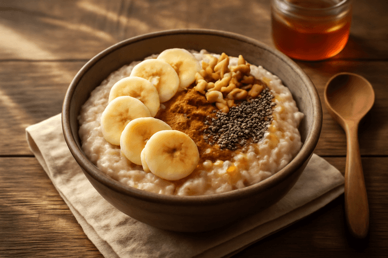 Energetyczna Owsianka Klasyczna dla Wspierania Nastroju