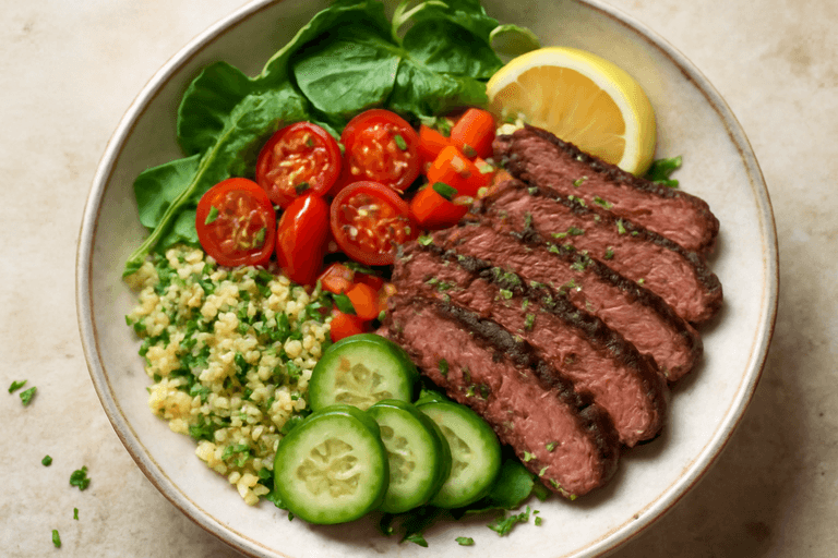Powerhouse Grilled Steak & Quinoa Salad Bowl