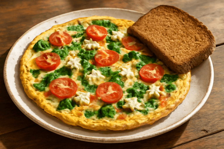 Tortilla de Verduras Proteica al Estilo Clásico