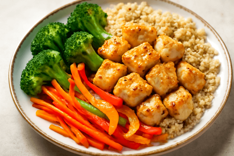 Лайт Пиле с Киноа и Зеленчуци