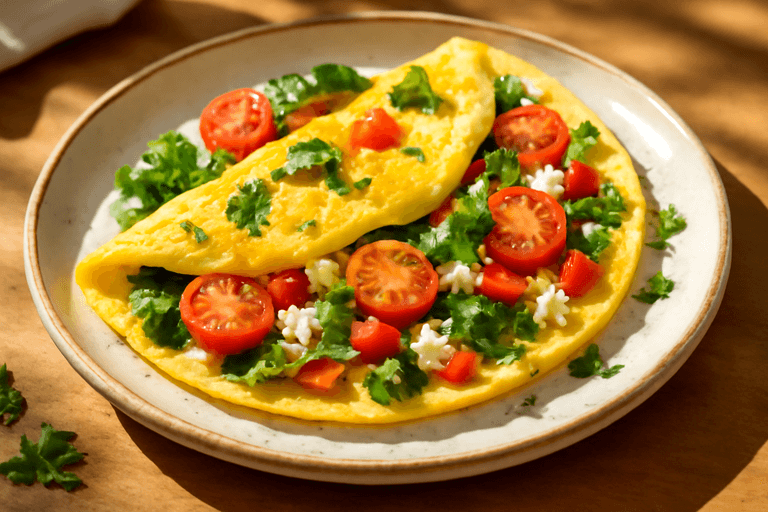 Omletă Proteinată cu Legume de Dimineață