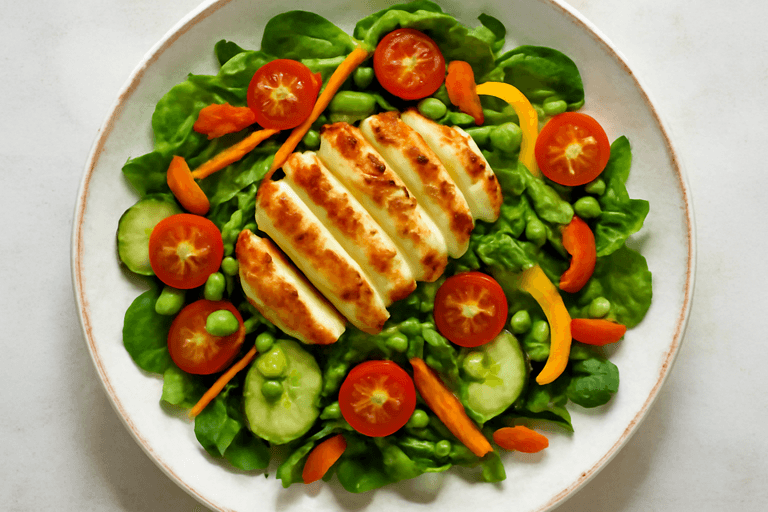 Salată Clasică de Pui cu Legume la Grătar