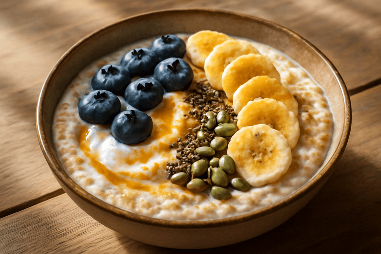 Veganer Protein-Power-Bowl zum Frühstück