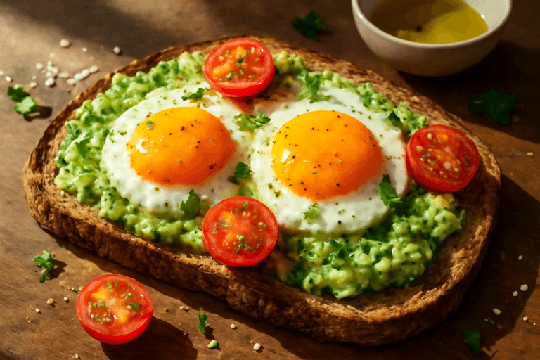 Класическа закуска с яйца и авокадо за енергичен старт
