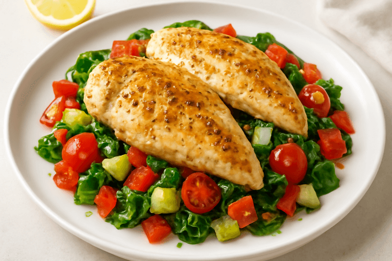 Let og Sund Kyllingefilet med Grøntsagsmedley