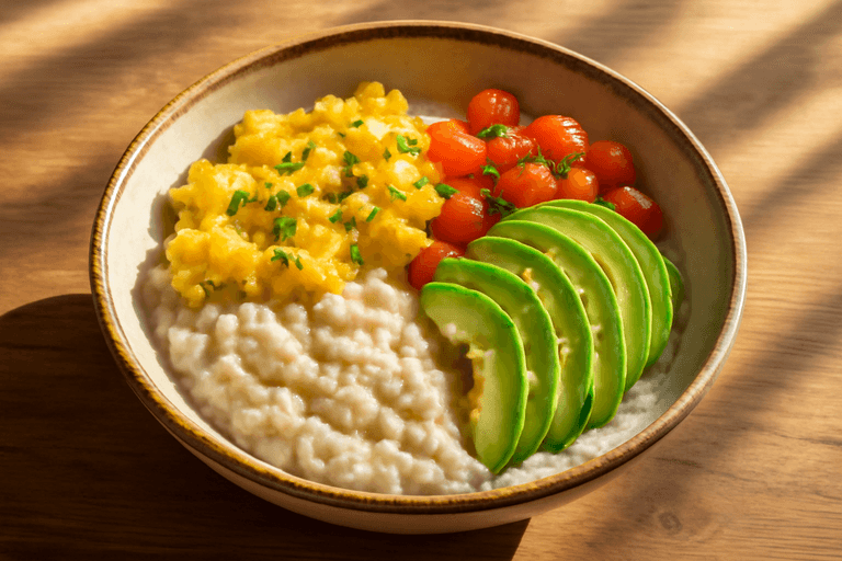 Proteinrig klassisk morgenmadsskål