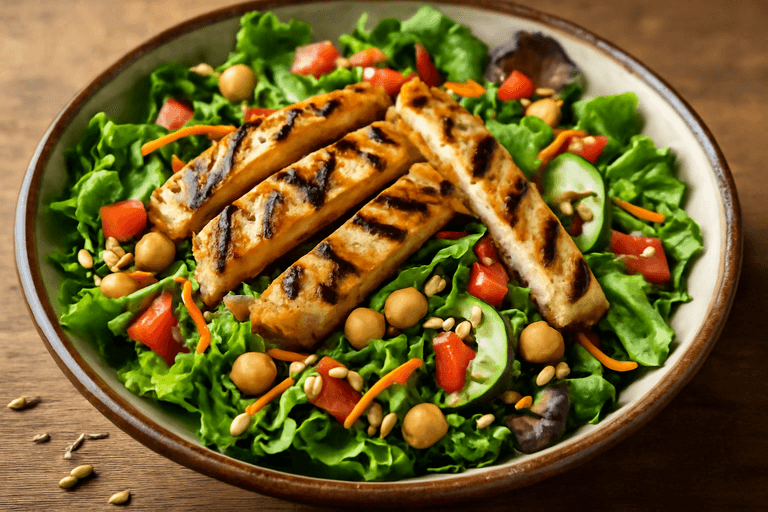 Salade de Poulet Croquante & Légère