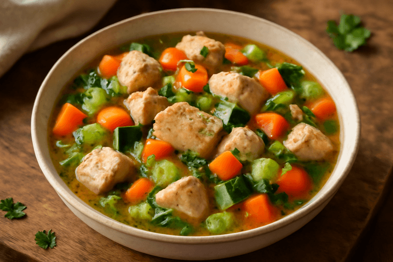 Lätt Kycklinggryta med Grönsaker