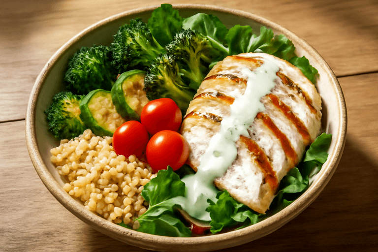 Grilled Chicken & Veggie Power Bowl