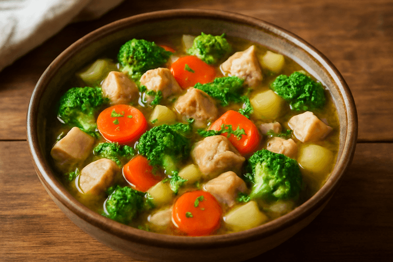 Lätt kycklinggryta med grönsaker