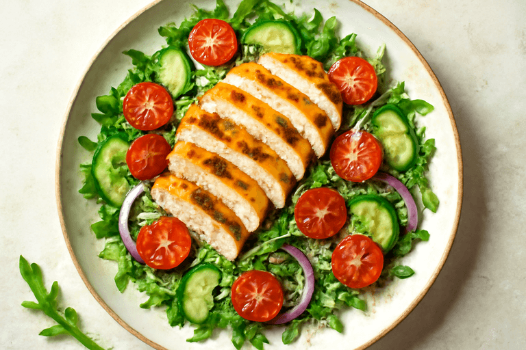 Lichte Mediterrane Kipsalade met Quinoa