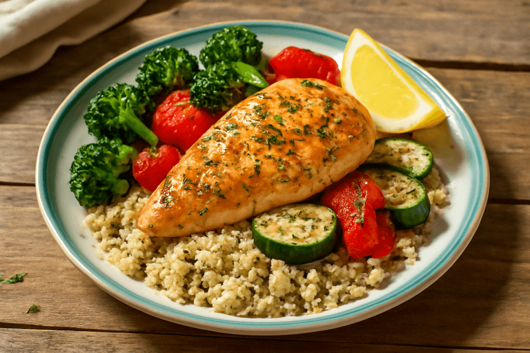 Energieboost Gegrilde Kip met Groenten en Quinoa