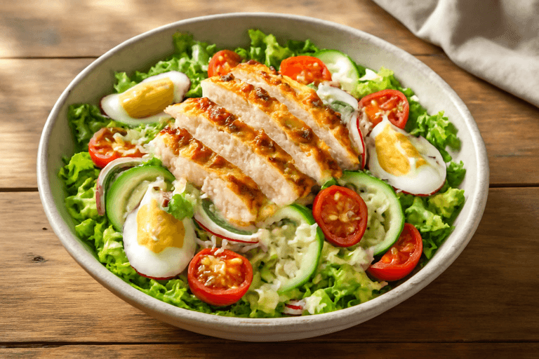Ensalada de Pollo Clásica y Ligera
