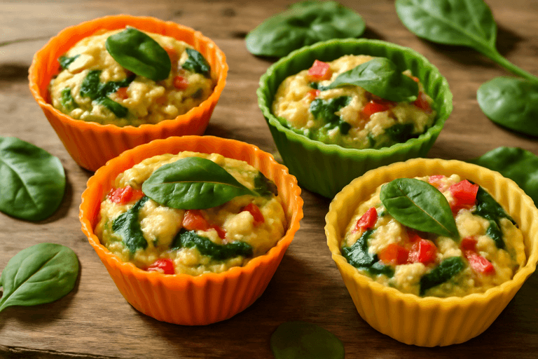 Proteinrika äggmuffins med grönsaker