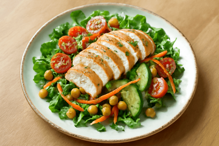 Kip-Groentesalade met Citroendressing