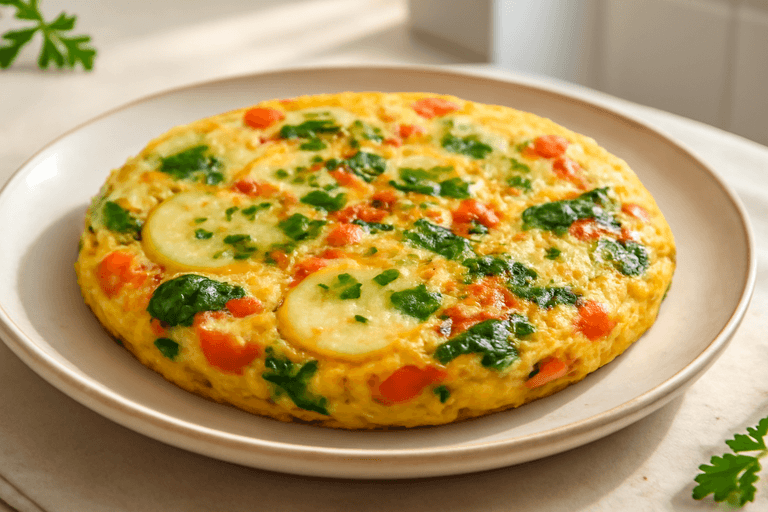Tortilla Española Ligera con Verduras
