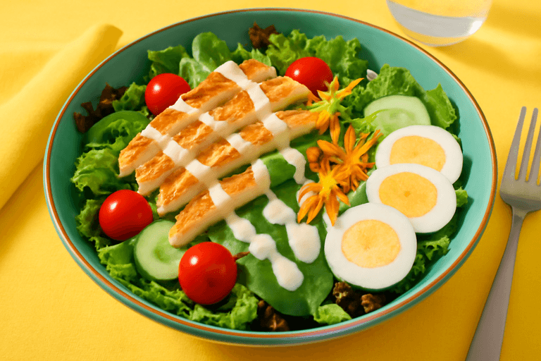Ensalada de Pollo Clásica y Ligera