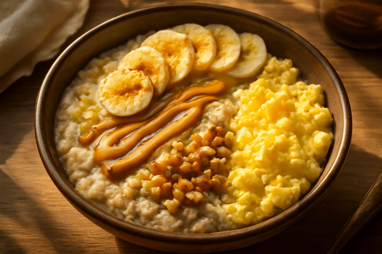 Tazón Power de Desayuno Clásico para Energía y Masa