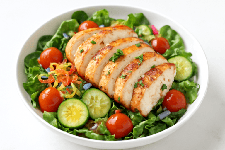 Ensalada de Pollo Asado y Verduras Clásica