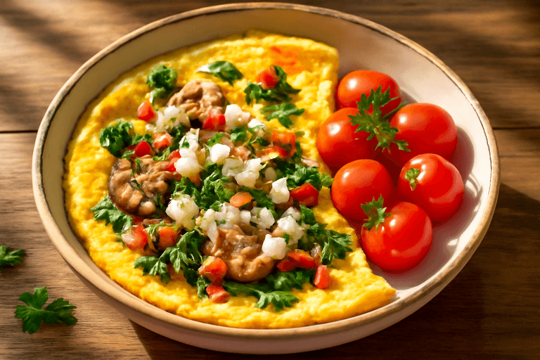 Energizing Veggie-Omelet Breakfast Bowl