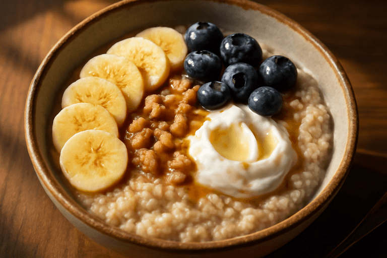 Energie-Boost Havermout Ontbijtbowl