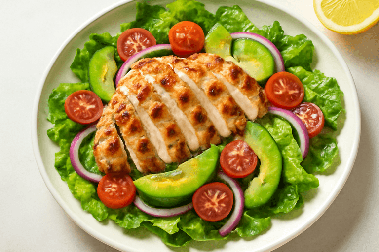 Ensalada Clásica de Pollo y Aguacate