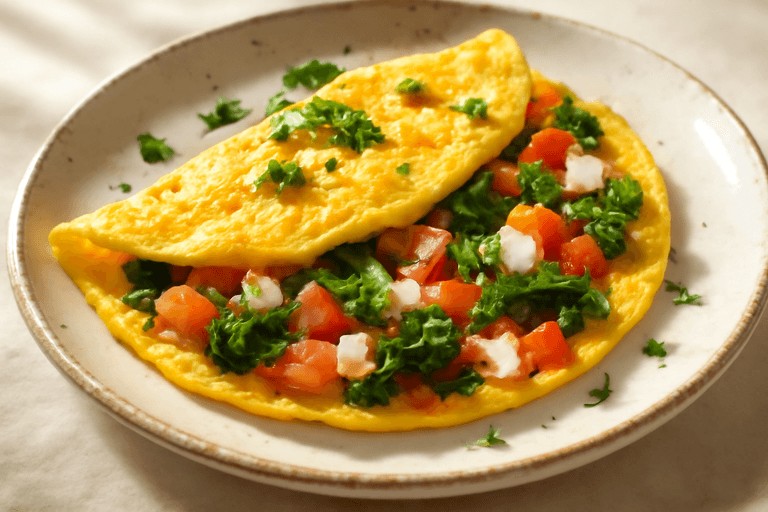 Proteinreiches Frühstücks-Omelette