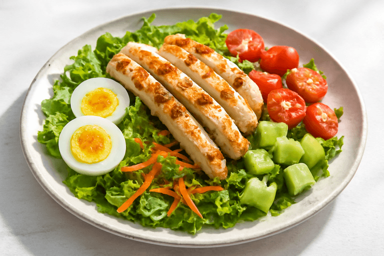 Ensalada de Pollo Clásica y Ligera