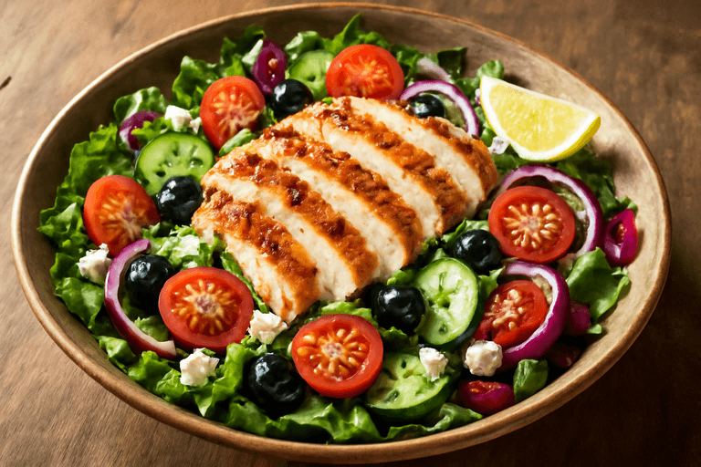 Insalata di Pollo Mediterranea Leggera